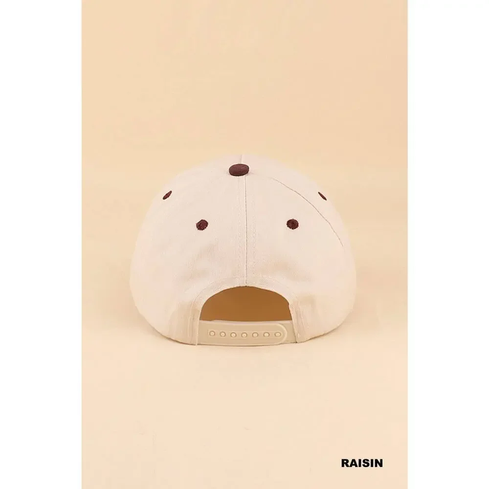 Manifest That Shit Two Tone Snapback Hat: LEOPARD / 1(ONE SIZE)